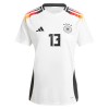 Camiseta de fútbol Alemania Muller 13 Primera Equipación Euro 2024 - Mujer